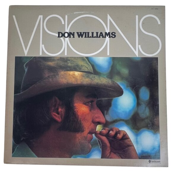 Don Williams Visions Vinyl LP Dot Record Album 1977 Country Music 33 RPM DO2064 - Picture 2 of 7